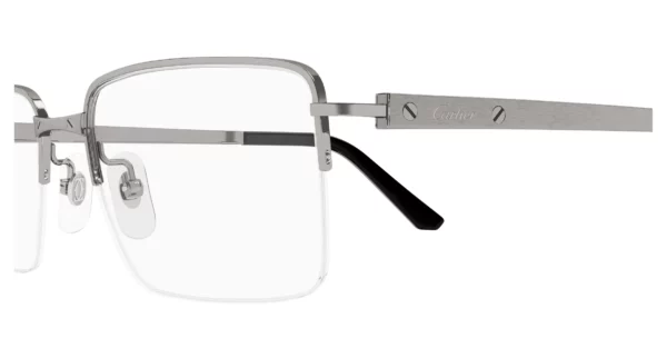 Lunettes de vue Cartier santos branche titane ruthénium CT0554O-003