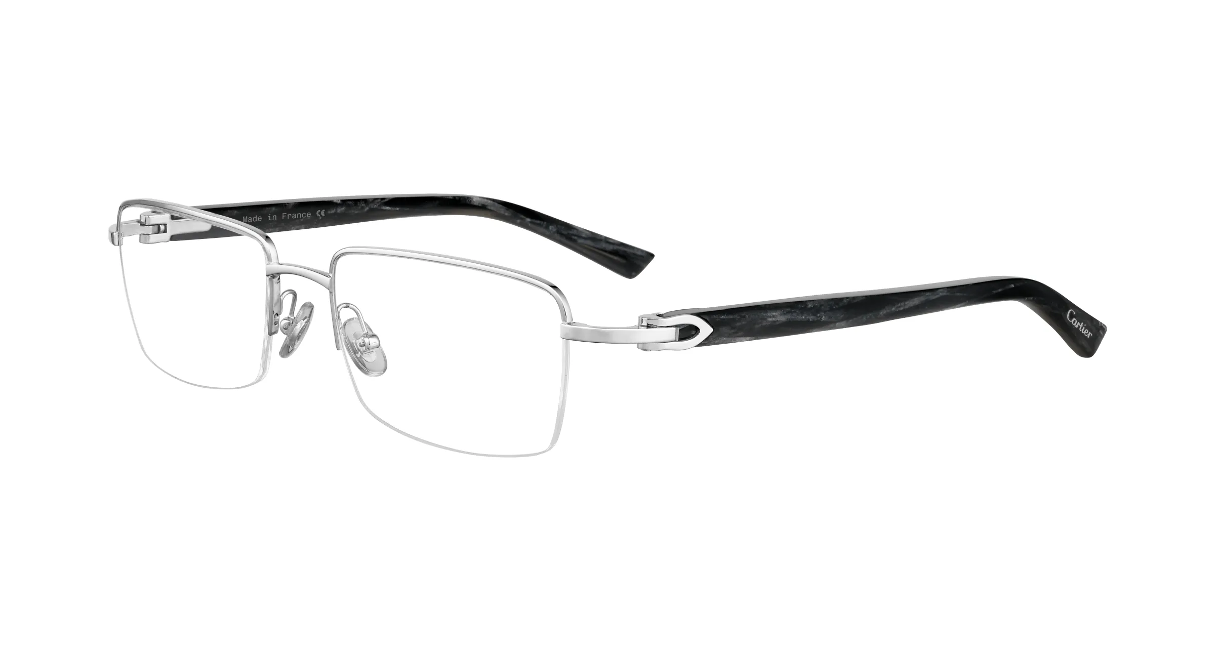 Lunettes de vue Cartier signature branche acétate CT0042O-004