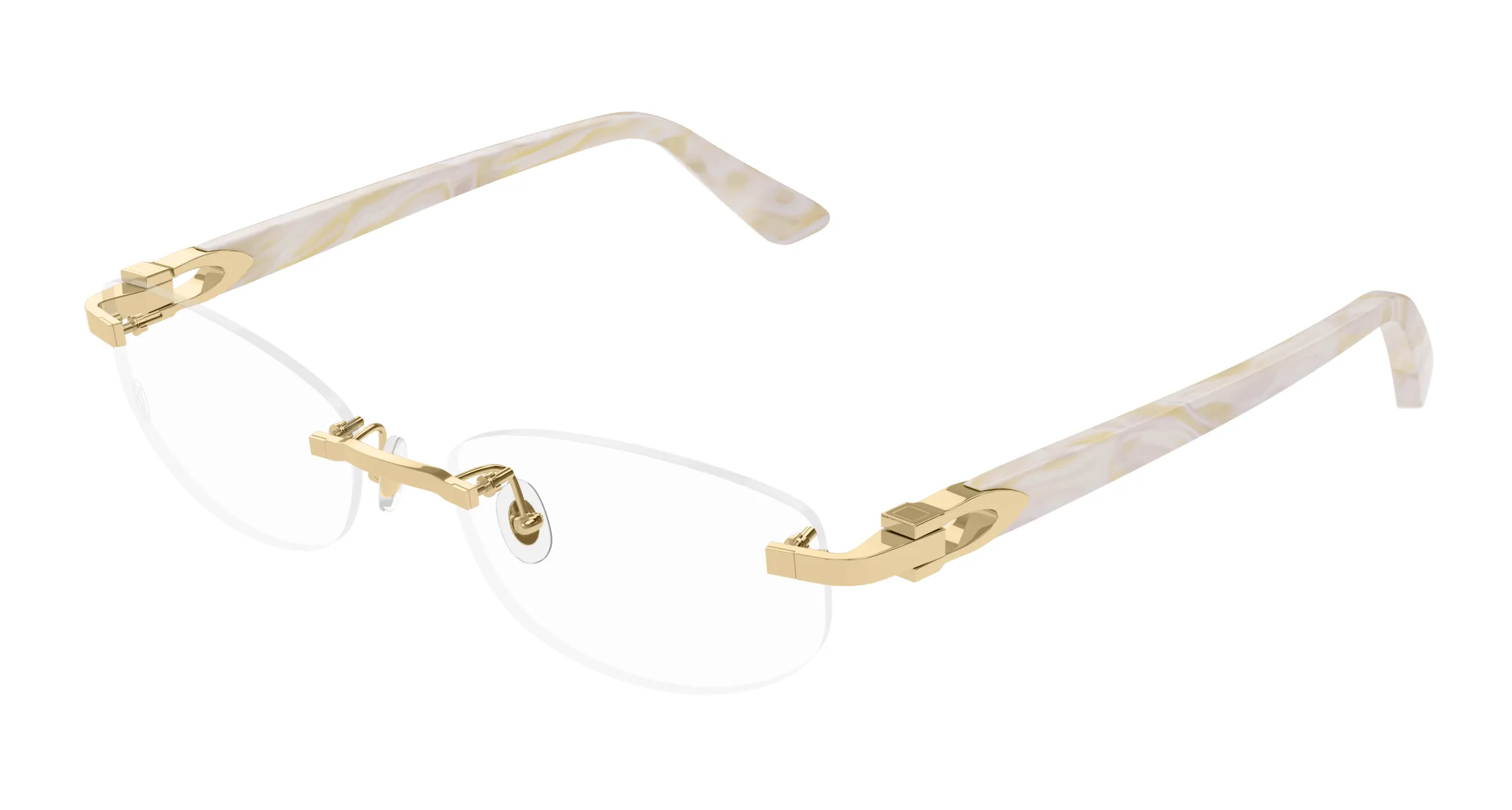 Lunettes de vue Cartier signature branche acétate CT0318O-005