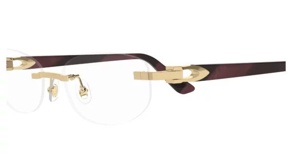 Lunettes de vue Cartier signature branche acétate CT0318O-006