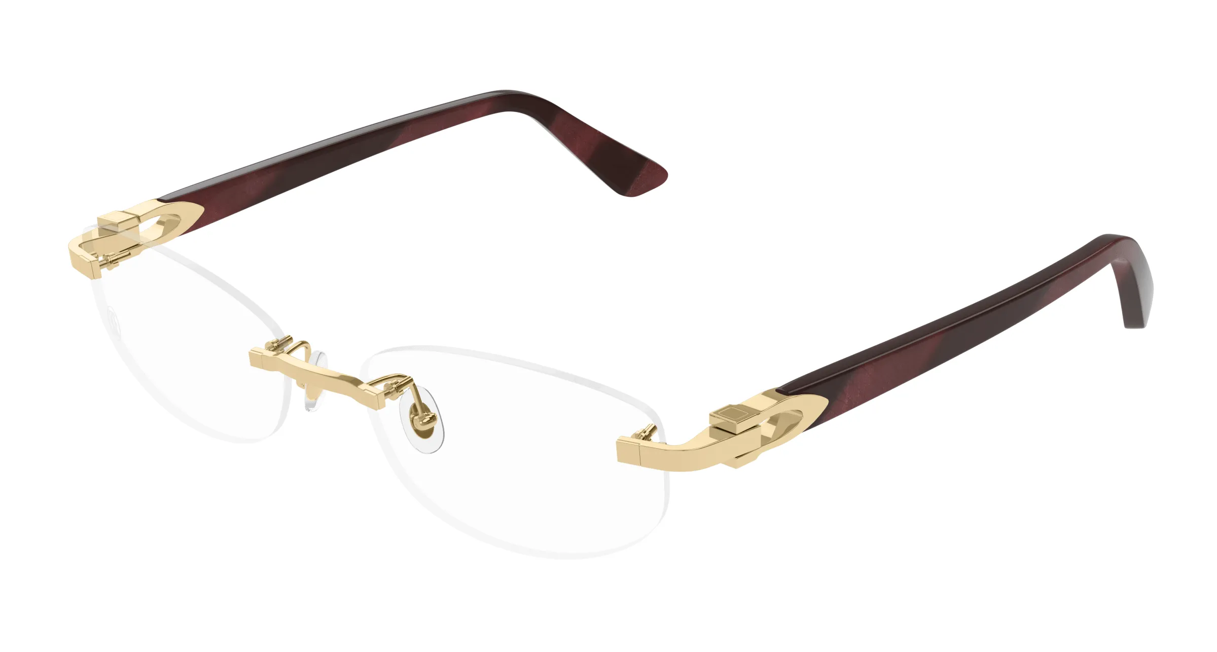 Lunettes de vue Cartier signature branche acétate CT0318O-006