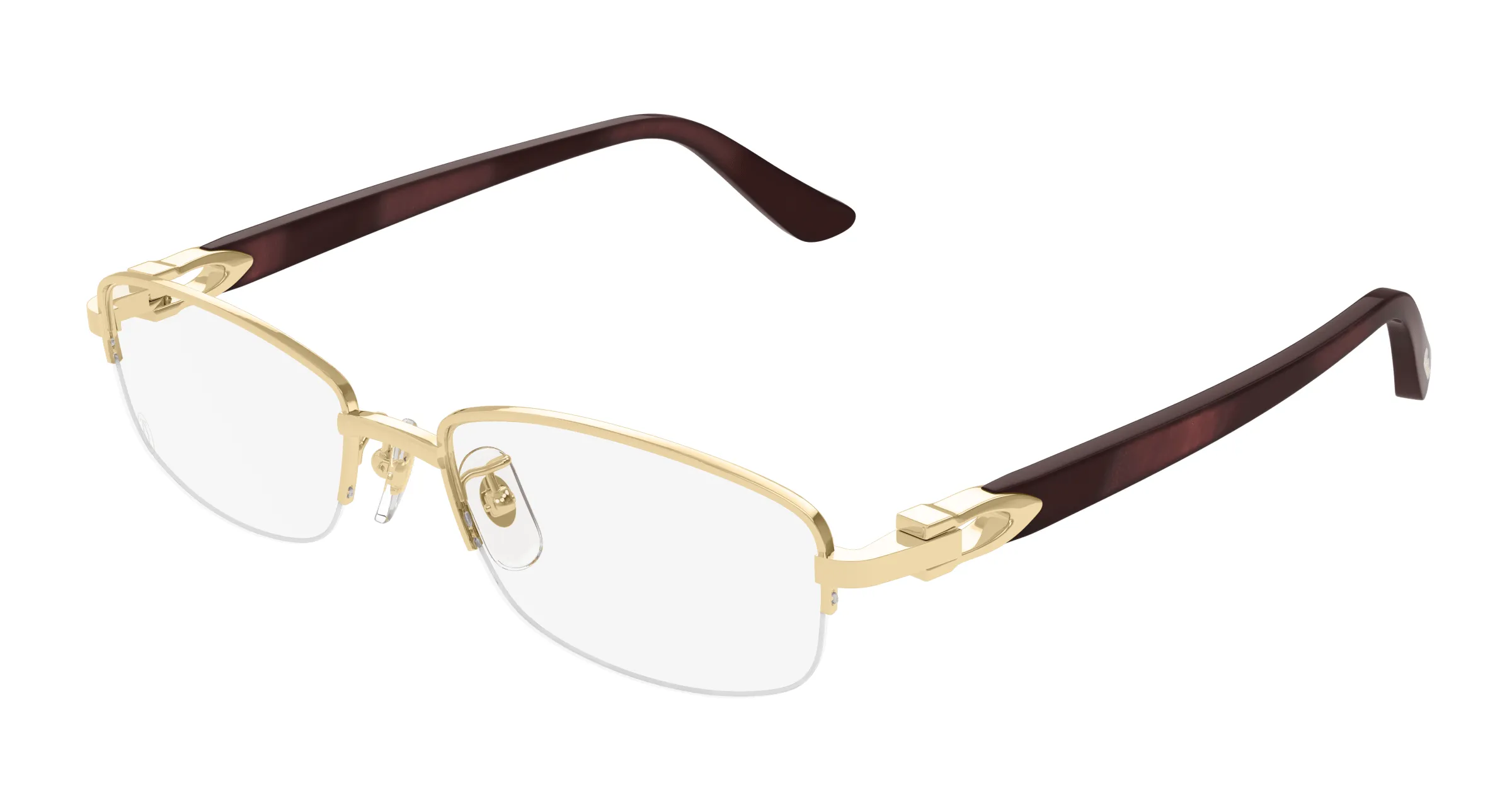 Lunettes de vue Cartier signature branche acétate CT0530OJ-002