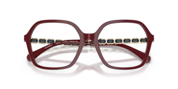 Lunettes de vue Chanel 0CH3489Q - 1792 - Lie de vin