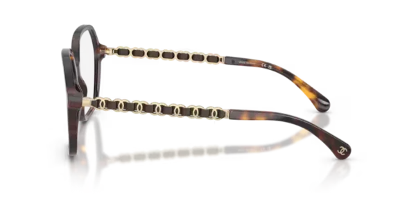 Lunettes de vue Chanel 0CH3489Q - C714 - Havana foncé