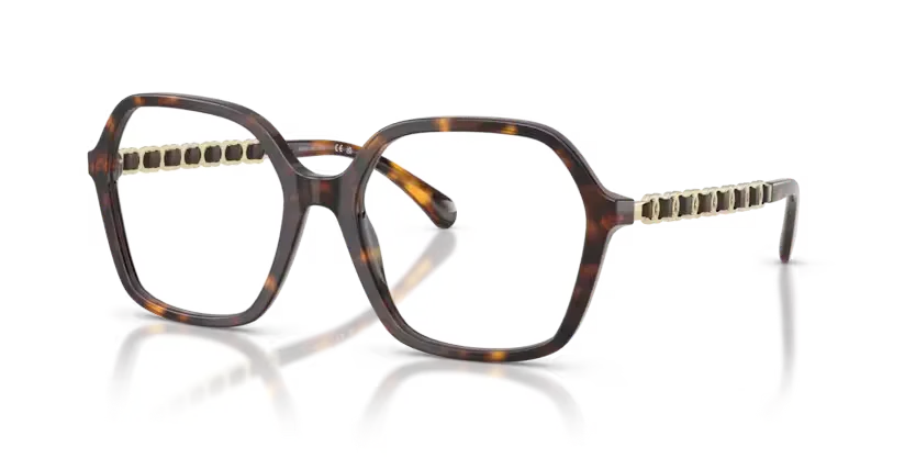 Lunettes de vue Chanel 0CH3489Q - C714 - Havana foncé