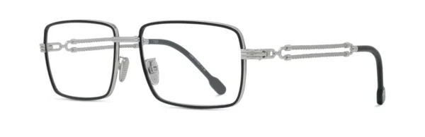 Lunettes de vue Fred FG50081U 016- Métal brillant argenté avec des verres DEMO