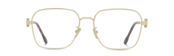 Lunettes de vue Fred FG50083U 030 - Métal brillant jaune avec des verres DEMO