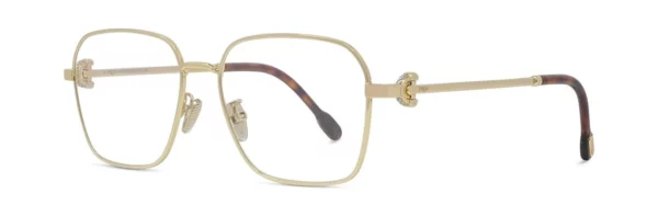 Lunettes de vue Fred FG50083U 030 - Métal brillant jaune avec des verres DEMO