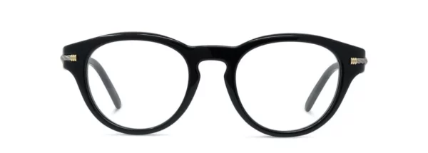 Lunettes de vue Fred FG50084I 001 - Acétate brillant noir avec des verres DEMO