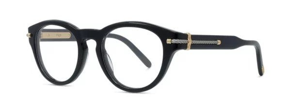 Lunettes de vue Fred FG50084I 001 - Acétate brillant noir avec des verres DEMO