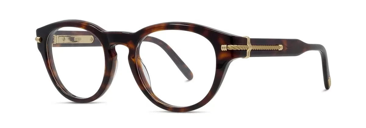 Lunettes de vue Fred FG50084I 054 - Acétate brillant écaille avec des verres DEMO