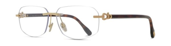 Lunettes de vue Fred FG50090U 030 - Métal Or Endura Brillant, Verres Démo Organique