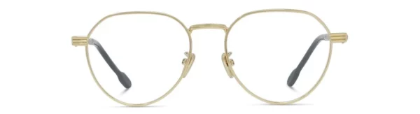 Lunettes de vue Fred force 10 FG50087U 030 - Métal Or Endura Brillant, Verres Démo Organique