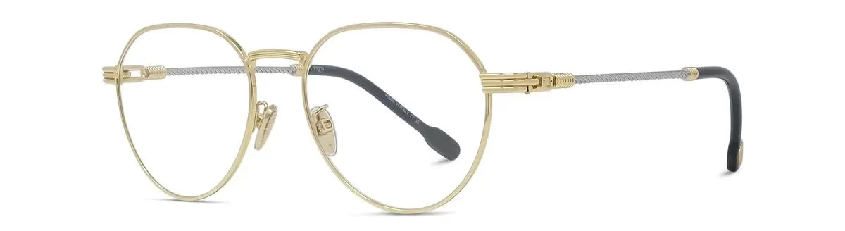 Lunettes de vue Fred force 10 FG50087U 030 - Métal Or Endura Brillant, Verres Démo Organique