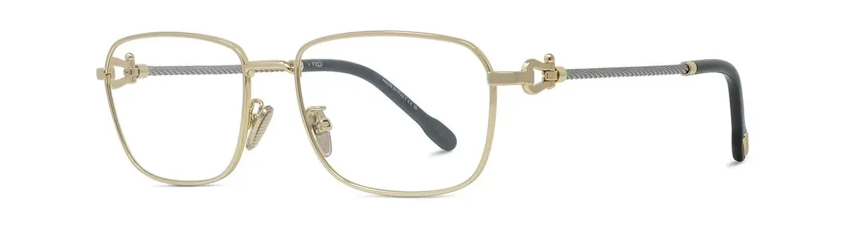 Lunettes de vue Fred force 10 FG50088U 030 - Métal Or Endura Brillant, Verres Démo Organique