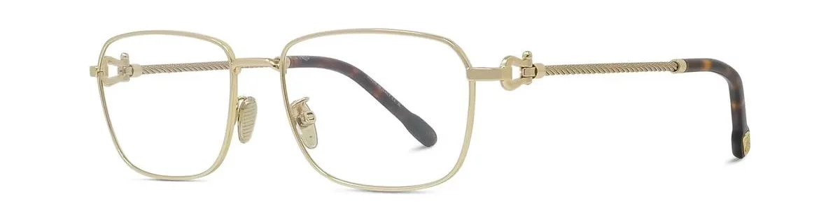Lunettes de vue Fred force 10 FG50088U 032 - Métal Or Clair Brillant, Verres Démo Organique