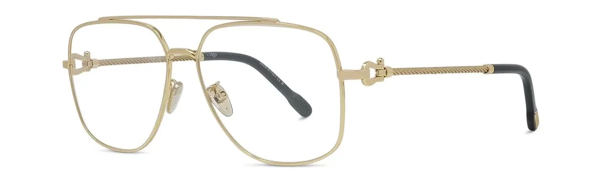 Lunettes de vue Fred force 10 FG50089U 030 - Métal Or Endura Brillant, Verres Démo Organique