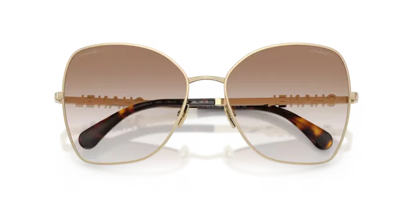 Lunettes de soleil Chanel CH4283 C39513 - Or pâle
