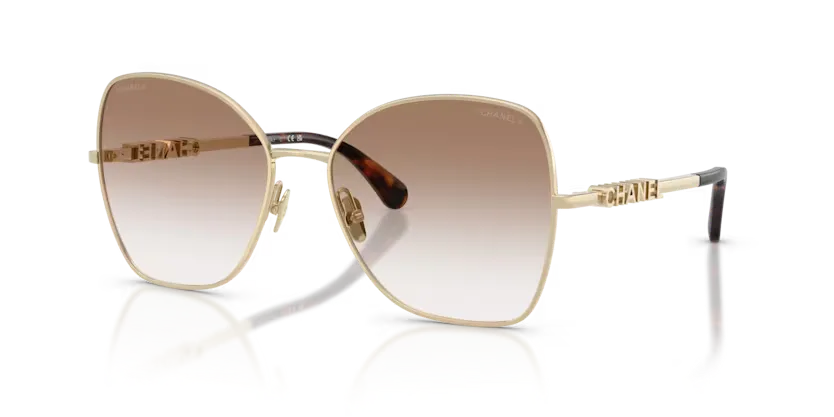 Lunettes de soleil Chanel CH4283 C39513 - Or pâle