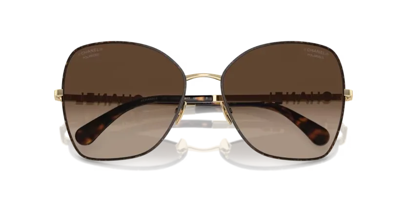 les Lunettes de soleil Chanel CH4283 C429S9 - Or