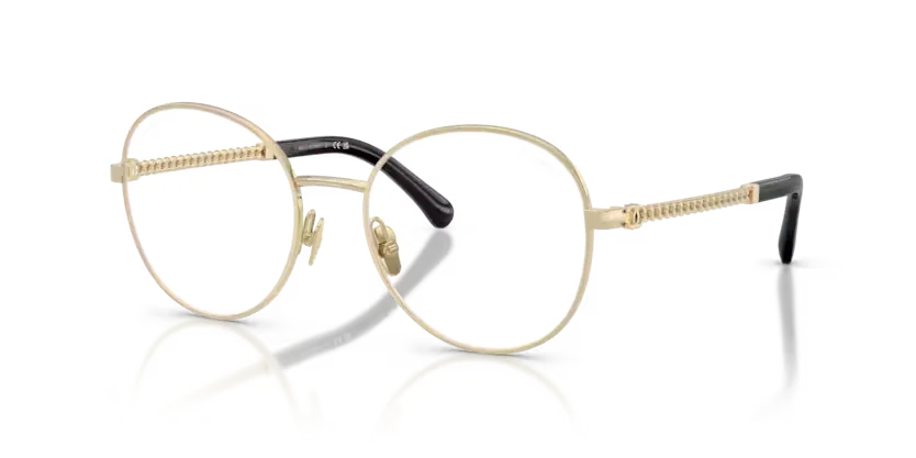 les Lunettes de vue Chanel CH4291 C134SB - Or pâle