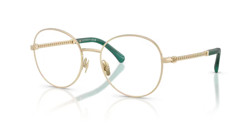 les Lunettes de vue Chanel CH4291 C468SB - Or pâle