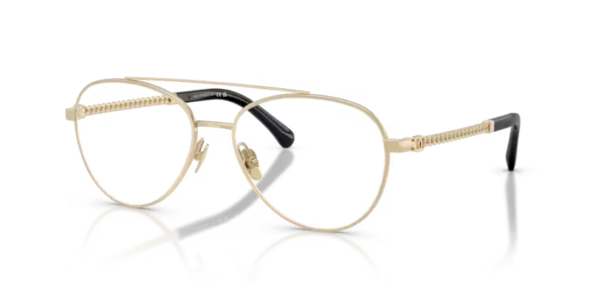 Lunettes de vue Chanel CH4292 C134SB - Or pâle