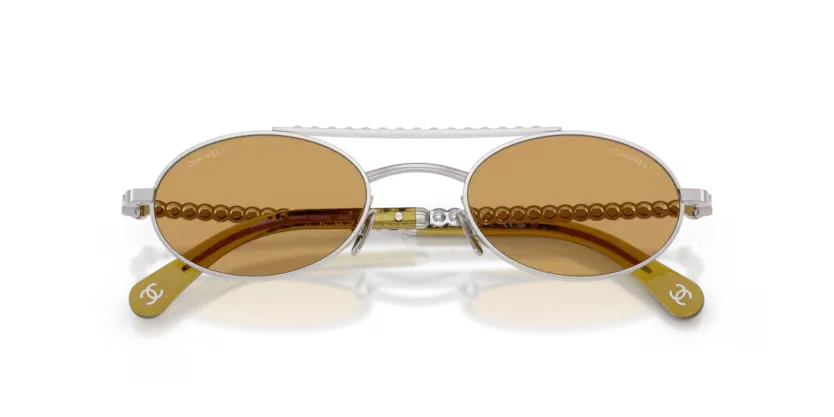 Lunettes de soleil Chanel CH4297H C12473 - Transparent olive