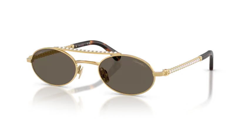 les Lunettes de soleil Chanel CH4297H C125/3 - Havana foncé