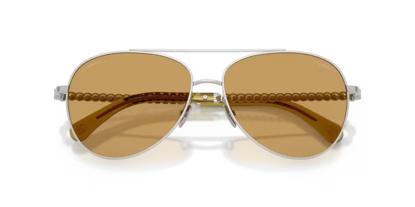 Lunettes de soleil Chanel CH4298H C12473 - Transparent olive