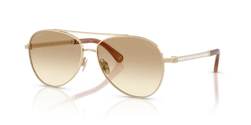 les Lunettes de soleil Chanel CH4298H C49113 - Blanc