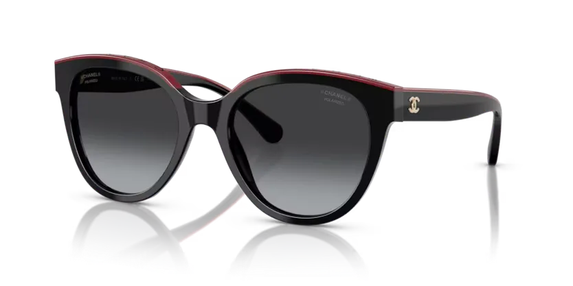 les Lunettes de soleil Chanel CH5414 1794S8 - Noir