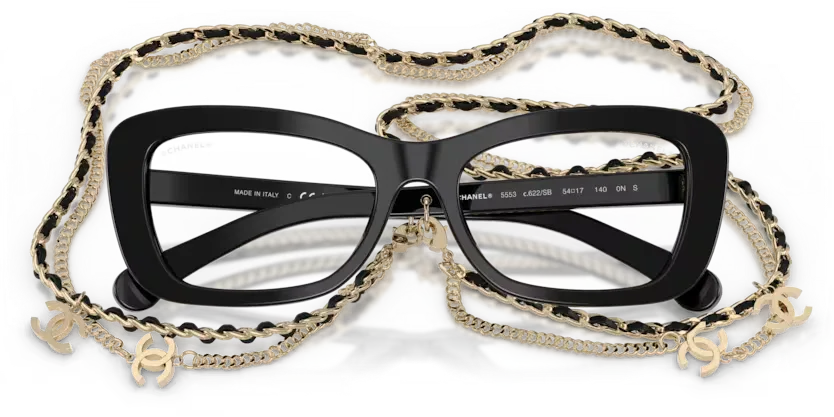 les Lunettes de vue Chanel CH5553 C622SB - Noir