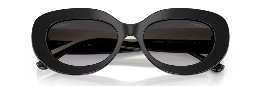 les Lunettes de soleil Chanel CH5562B C501S6 - Noir 53