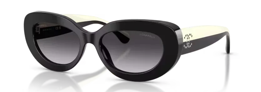 les Lunettes de soleil Chanel CH5562B C501S6 - Noir 53
