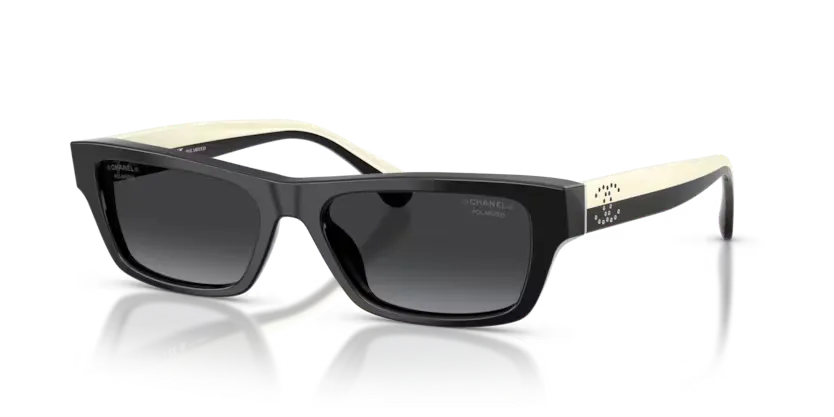 les Lunettes de soleil Chanel CH5564B C501S8 - Noir