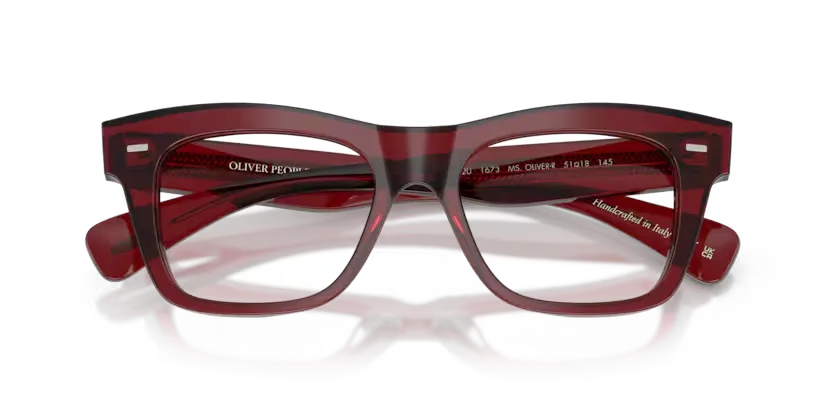 Lunettes de vue Oliver Peoples 0OV5542U 1673 - Lie de vin intense