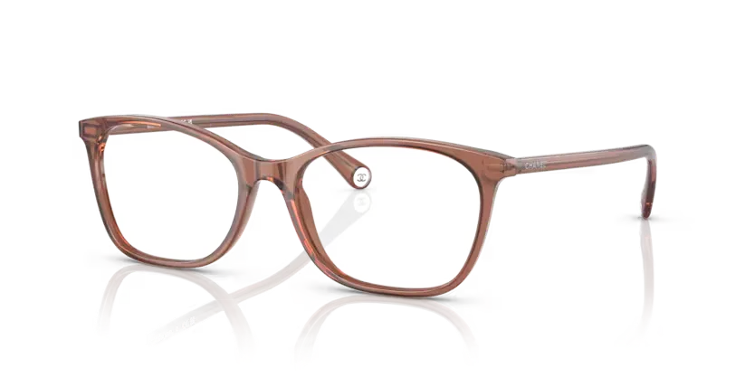 Lunettes de vue Chanel CH3414 1709 - Transparent marron