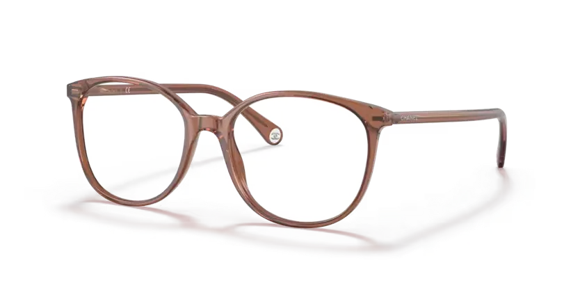 Lunettes de vue Chanel CH3432 1709 - Transparent marron
