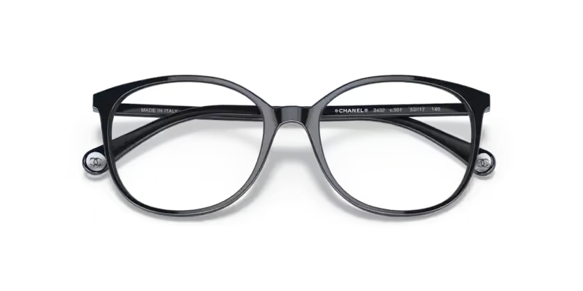Lunettes de vue Chanel CH3432 C501 - Noir