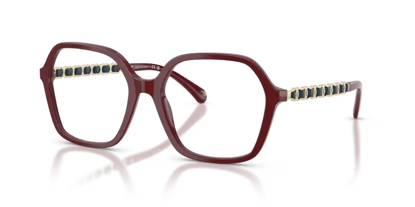 les Lunettes de vue Chanel CH3489Q 1792 - Lie de vin