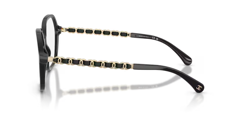 les Lunettes de vue Chanel CH3489Q C622 - Noir