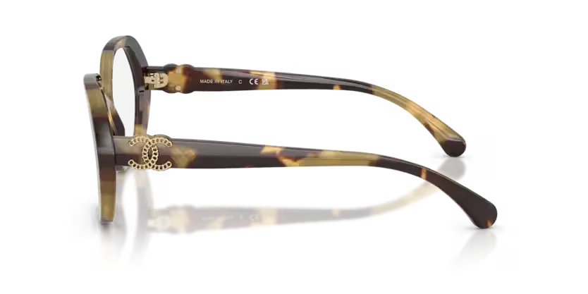les Lunettes de vue Chanel CH3496 1820 - Écaille