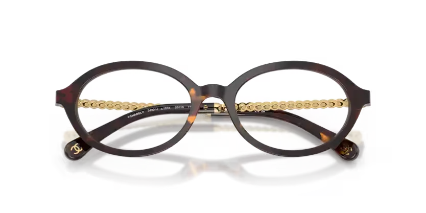 Lunettes de vue Chanel CH3499H 1818 - Havana tweed
