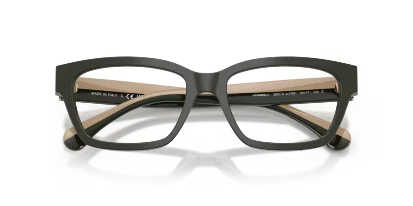 les Lunettes de vue Chanel CH3503B 1702 - Vert forêt