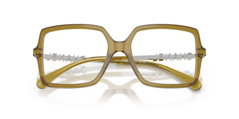 les Lunettes de vue Chanel CH3505 1742 - Crystal olive