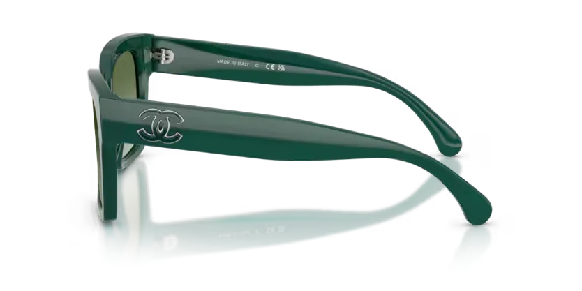 les Lunettes de soleil Chanel CH5558 1228S3 Vert opaline