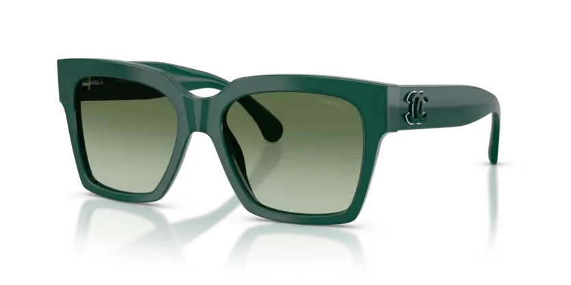 Lunettes de soleil Chanel CH5558 1228S3 Vert opaline