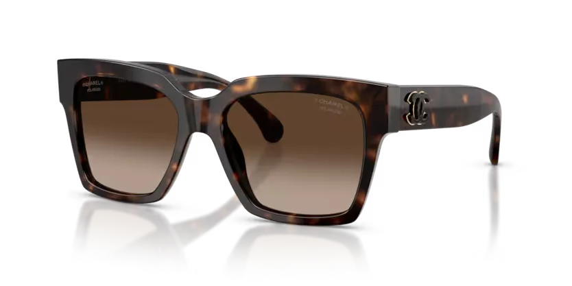 Lunettes de soleil Chanel CH5558 1827S9 - Havana marron