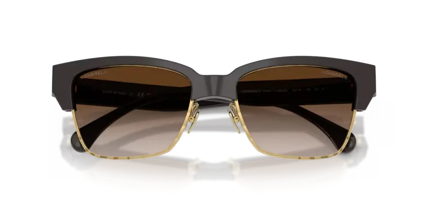 les Lunettes de soleil Chanel CH5558 1460S5 - Marron vendôme